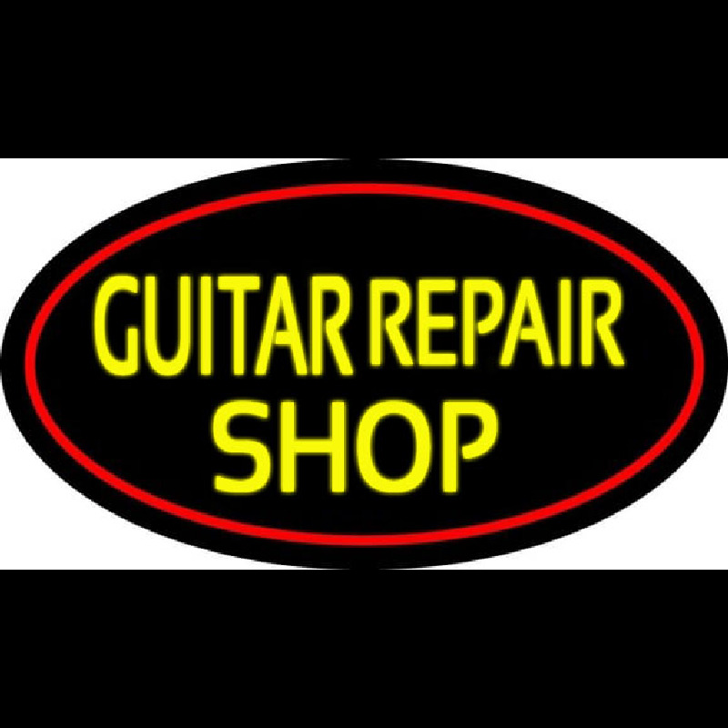 Guitar Repair Shop 2 Neonskylt