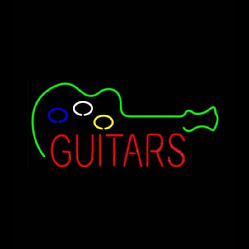 Guitars Neonskylt