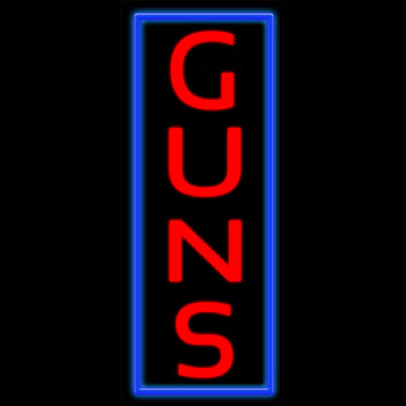 Guns Neonskylt