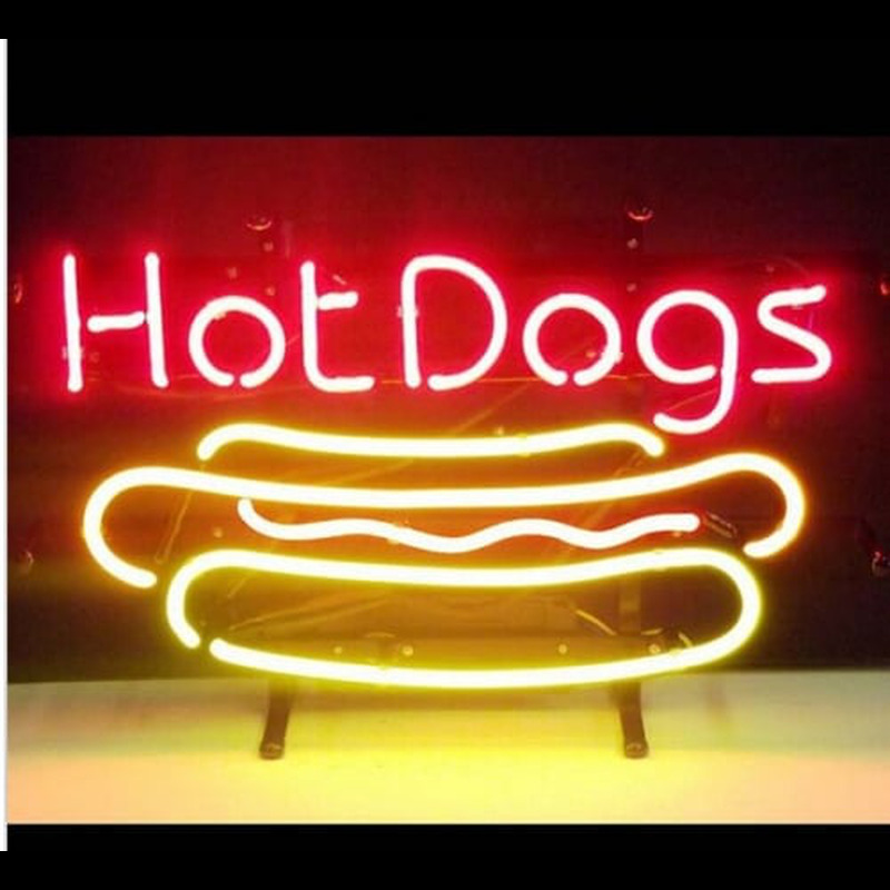 HOT DOGS Neonskylt