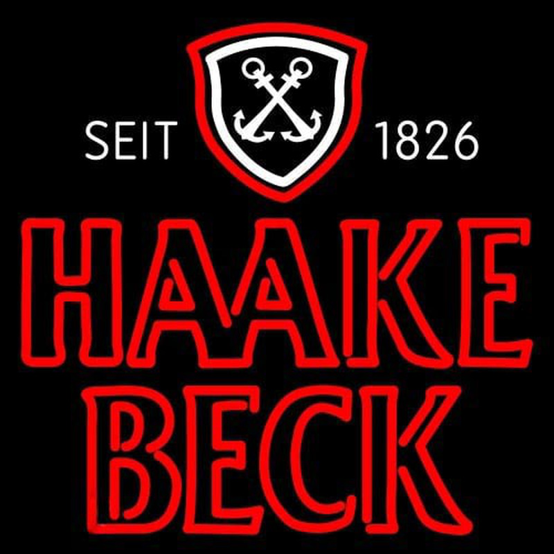 Haake Becks Beer Neonskylt