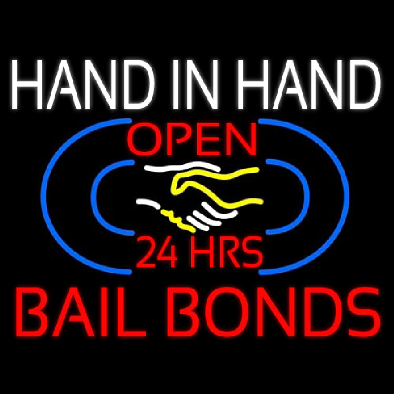 Hand In Hand Neonskylt