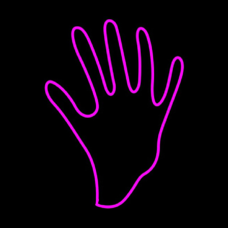 Hand Neonskylt