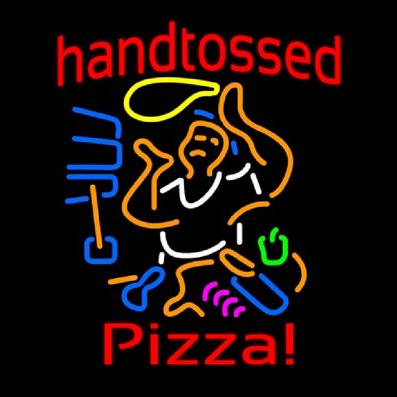 Handtossed Pizza Neonskylt