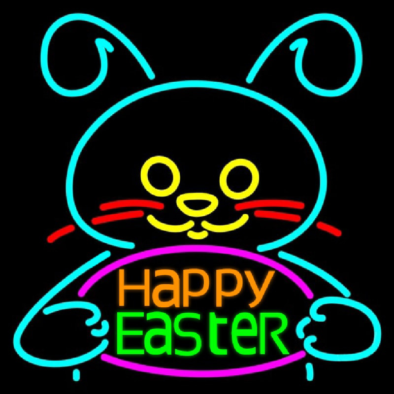 Happy Easter 2 Neonskylt