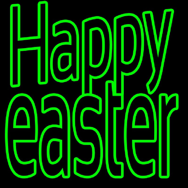 Happy Easter Neonskylt