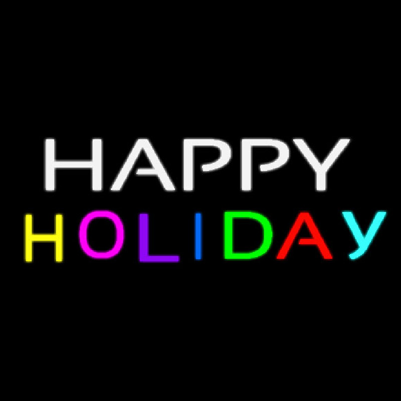 Happy Holiday Neonskylt