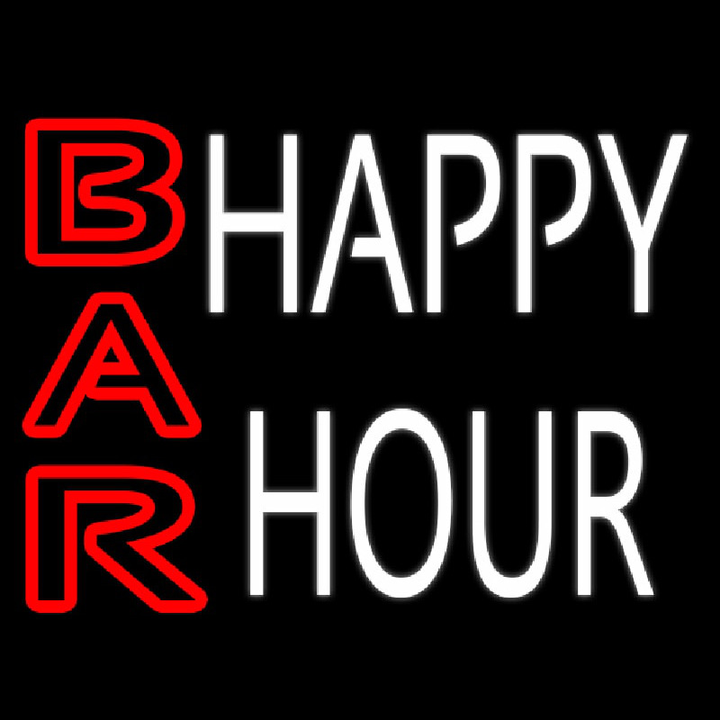 Happy Hour Bar Neonskylt