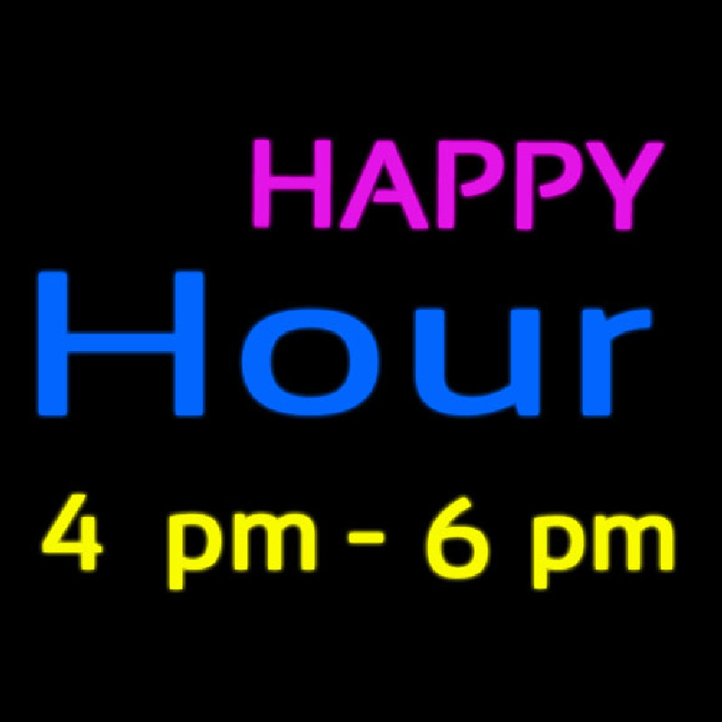 Happy Hour Neonskylt