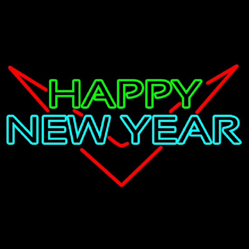Happy New Year Logo 1 Neonskylt