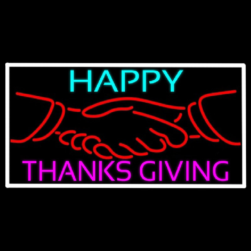 Happy Thanksgiving 1 Neonskylt