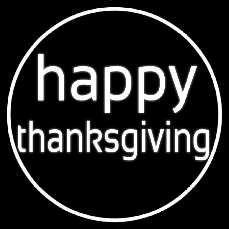 Happy Thanksgiving 1 Neonskylt