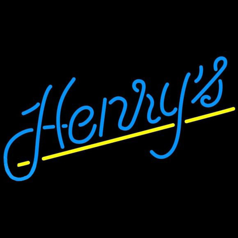 Henrys Dark Beer Sign Neonskylt