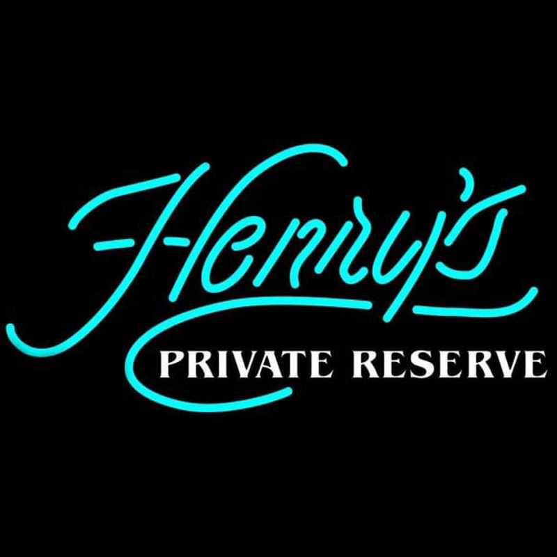 Henrys Private Reserve Beer Sign Neonskylt