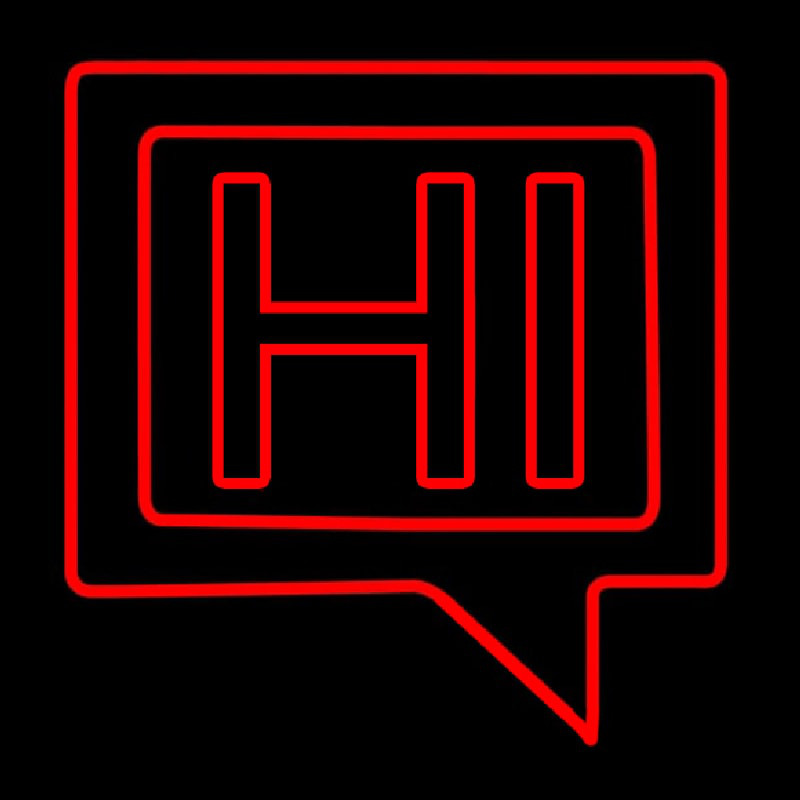 Hi Neonskylt