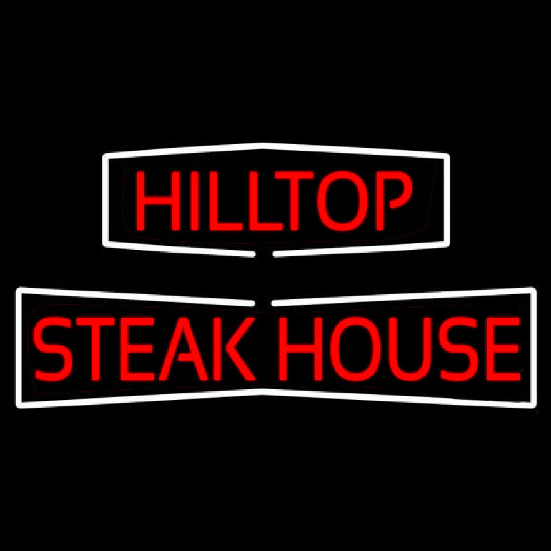 Hilltop Steakhouse Neonskylt