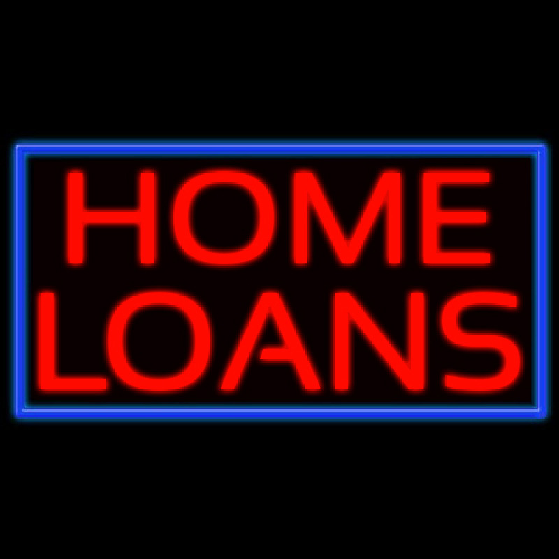 Home Loans Neonskylt