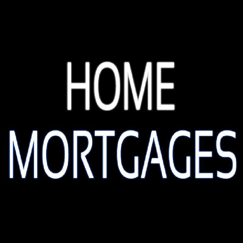 Home Mortgage Neonskylt