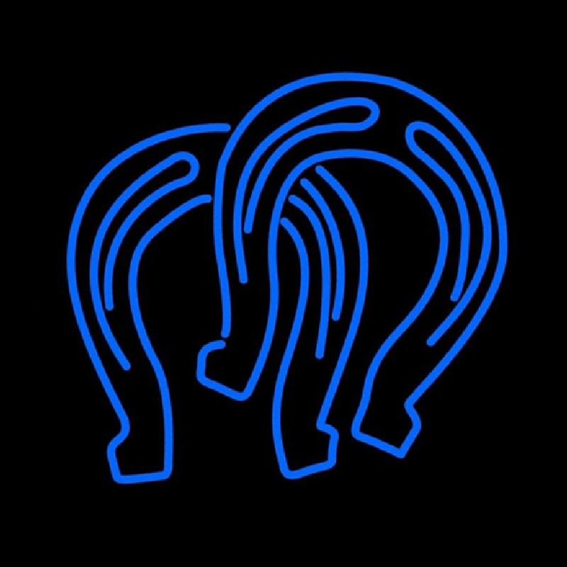 Horseshoe Logo Neonskylt