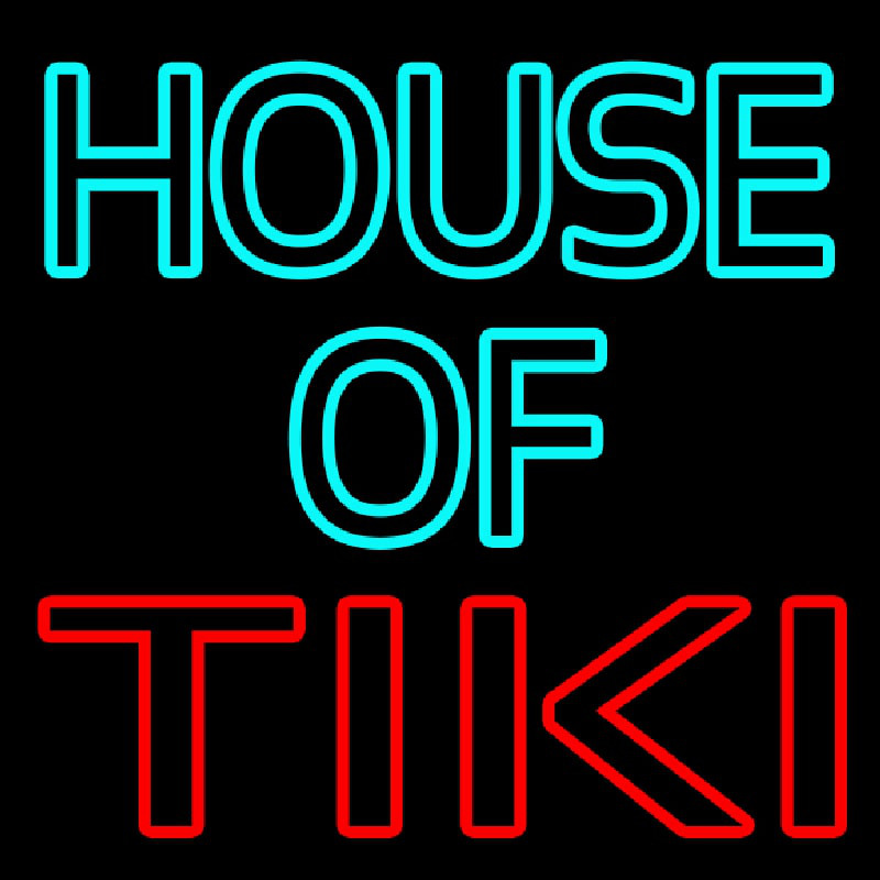 House Of Tiki Neonskylt