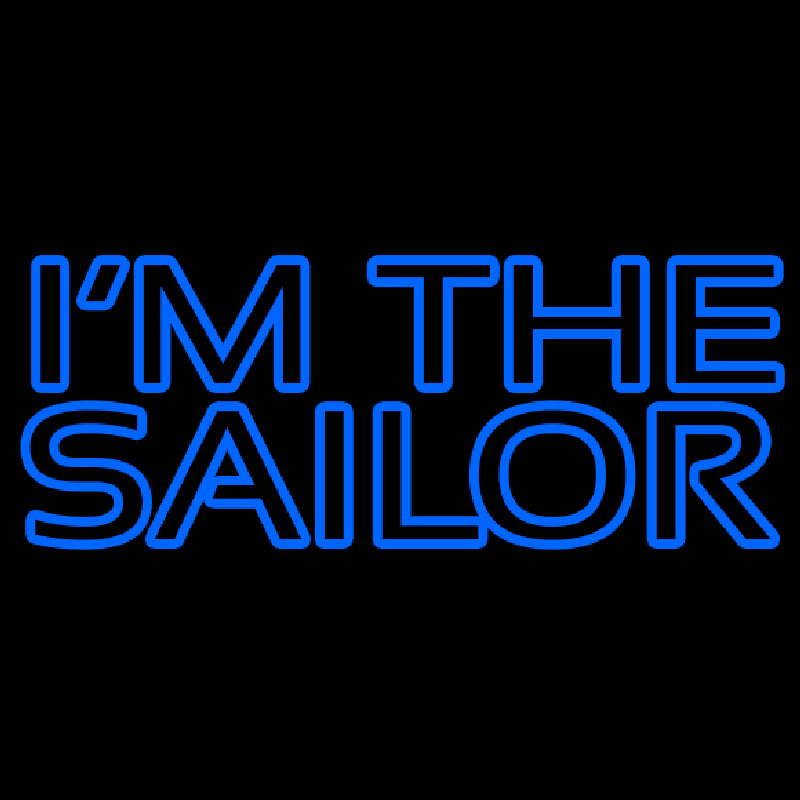 I Am The Sailor Neonskylt