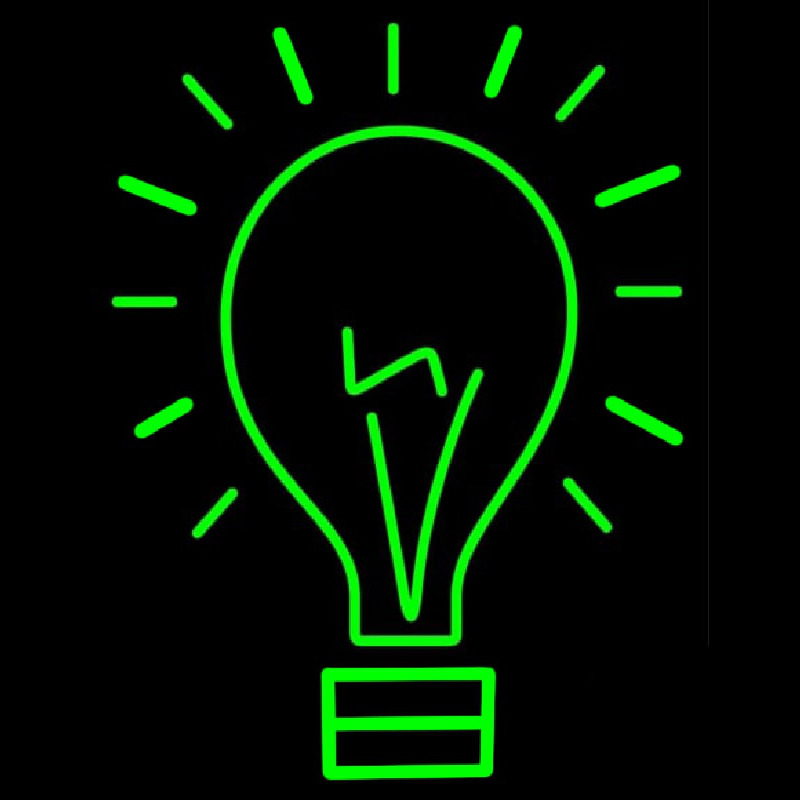 Idea Concept Bulb Neonskylt