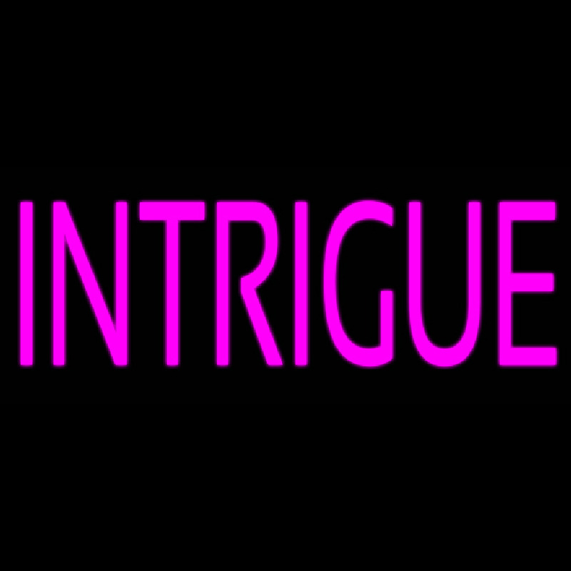 Intrigue Neonskylt