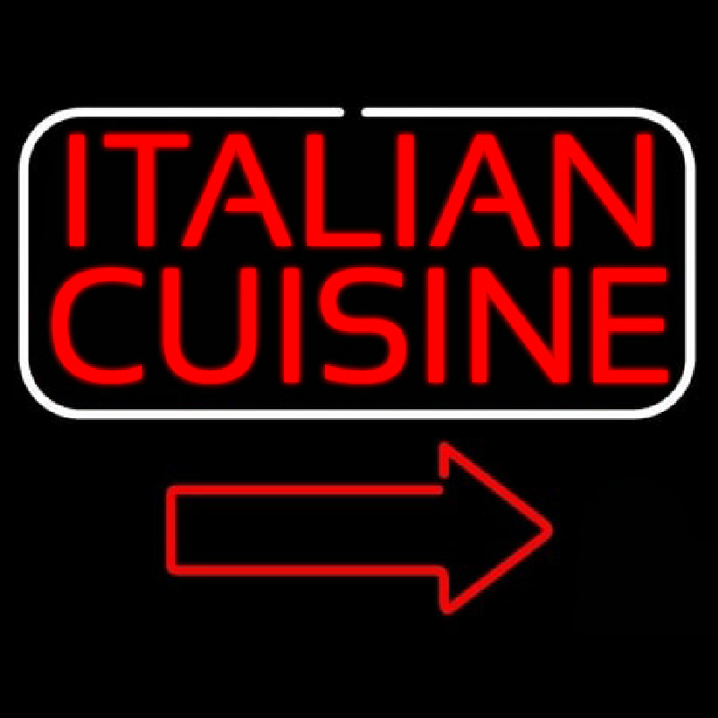 Italian Cuisine Neonskylt