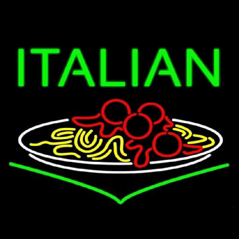 Italian Food Neonskylt