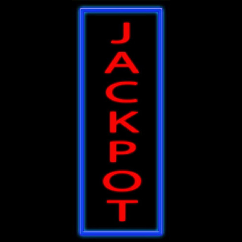 Jackpot Neonskylt