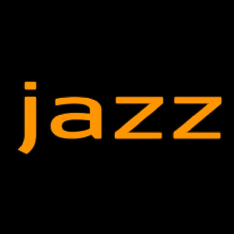 Jazz In Orange 2 Neonskylt