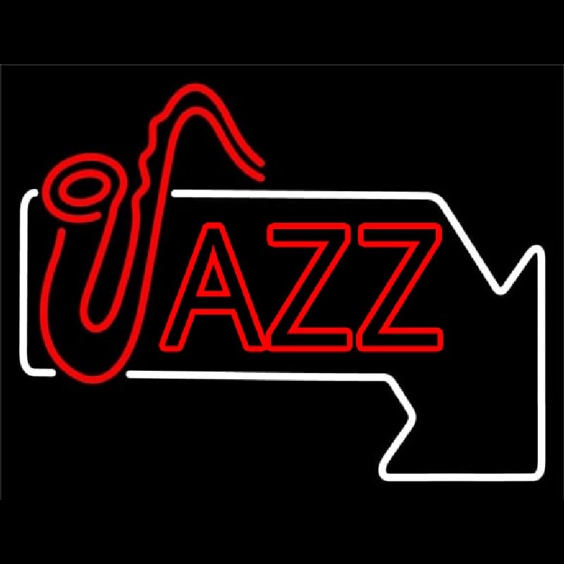 Jazz Red 4 Neonskylt