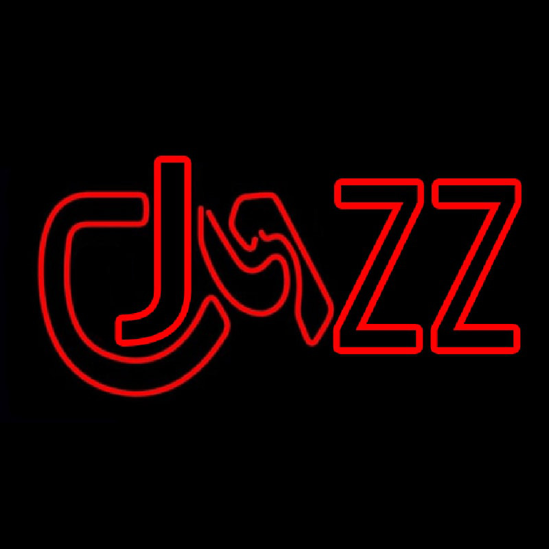 Jazz Red Colored Neonskylt