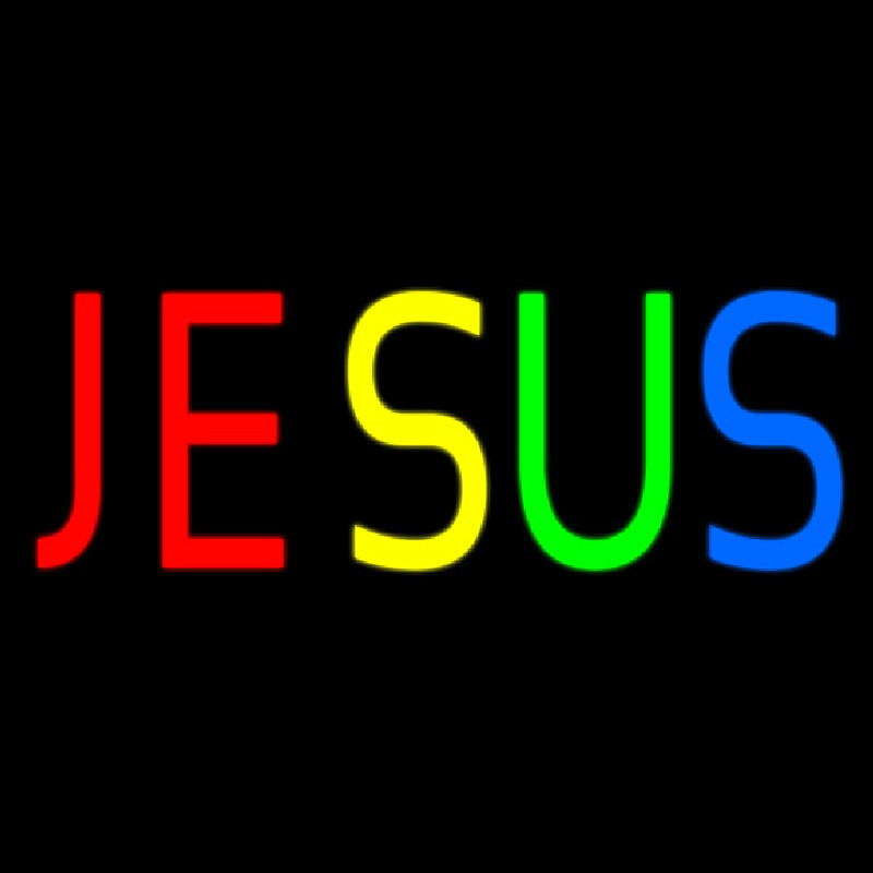 Jesus Neonskylt