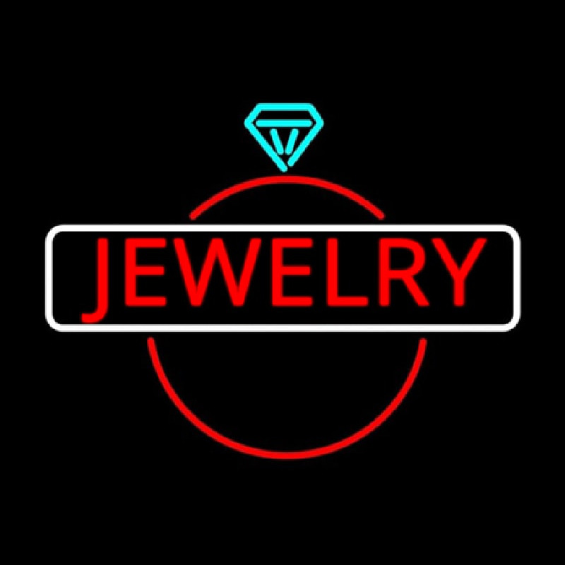 Jewelry Center Ring Logo Neonskylt