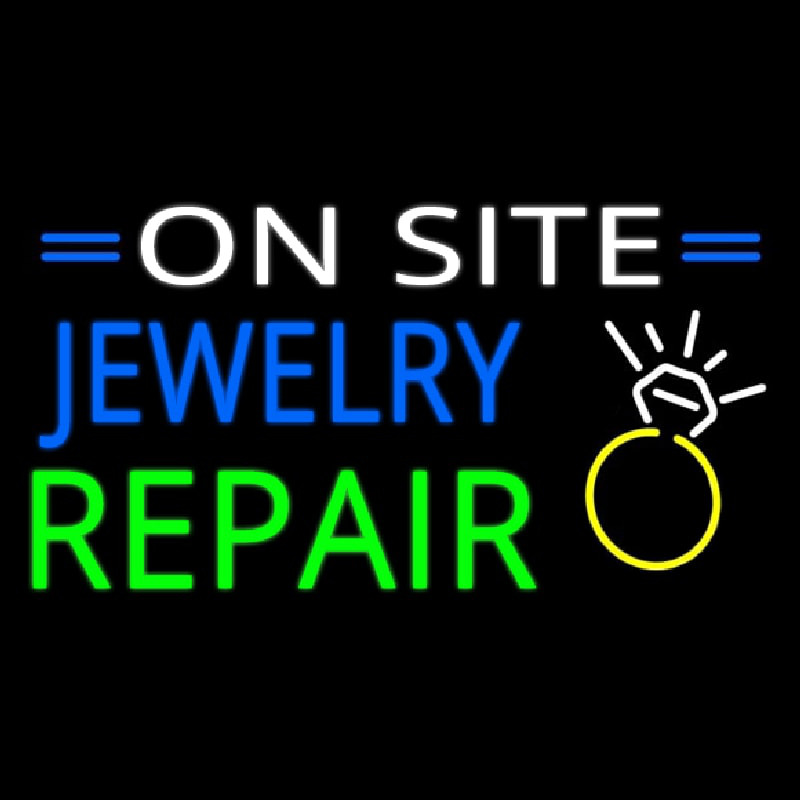 Jewelry Repair On Site Neonskylt