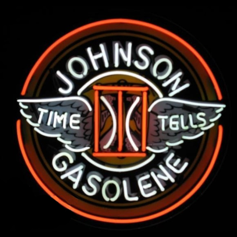 Johnson Gasoline Neonskylt