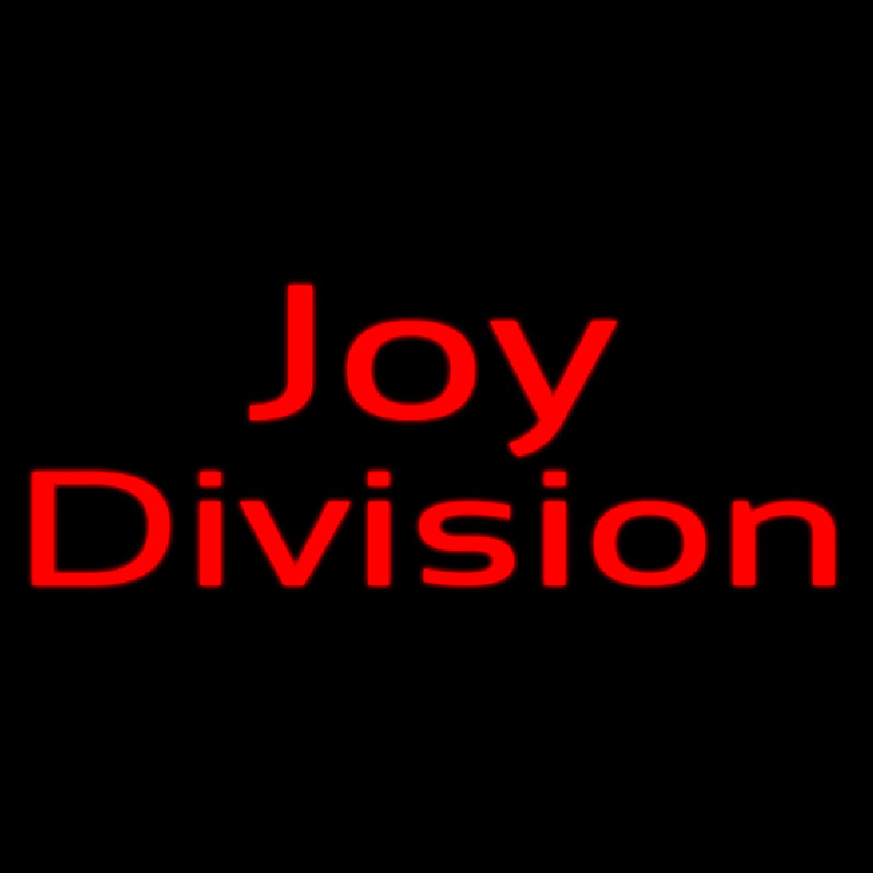Joy Division Neonskylt
