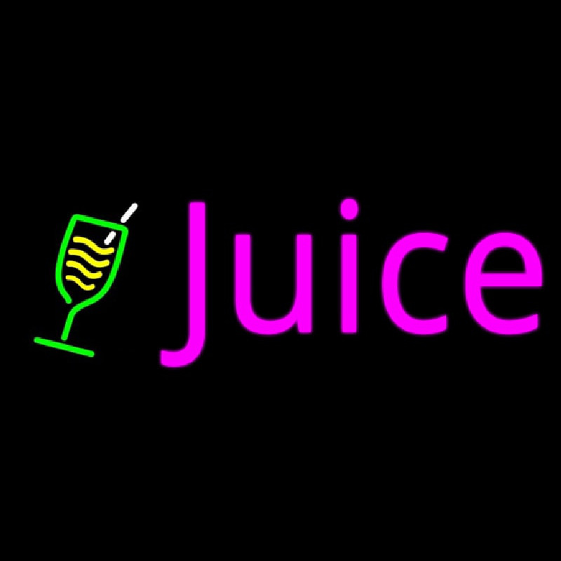Juice Logo Neonskylt