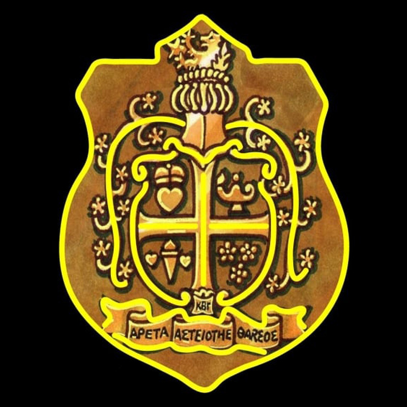 Kappa Beta Gamma Logo Neonskylt
