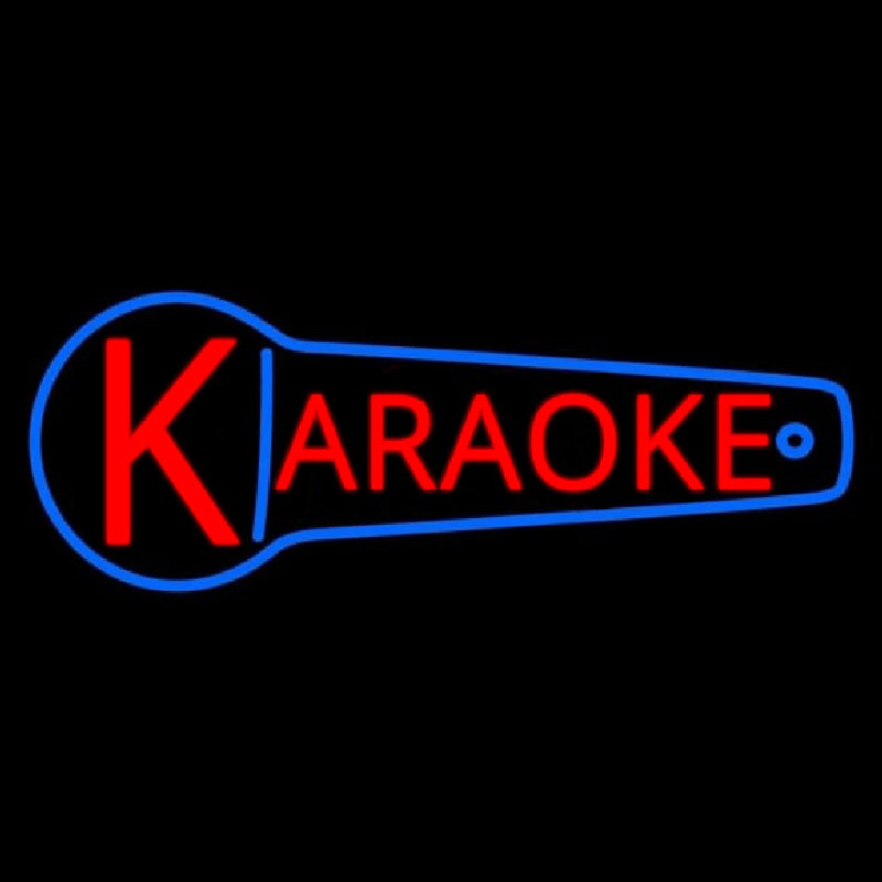 Karaoke Block 3 Neonskylt