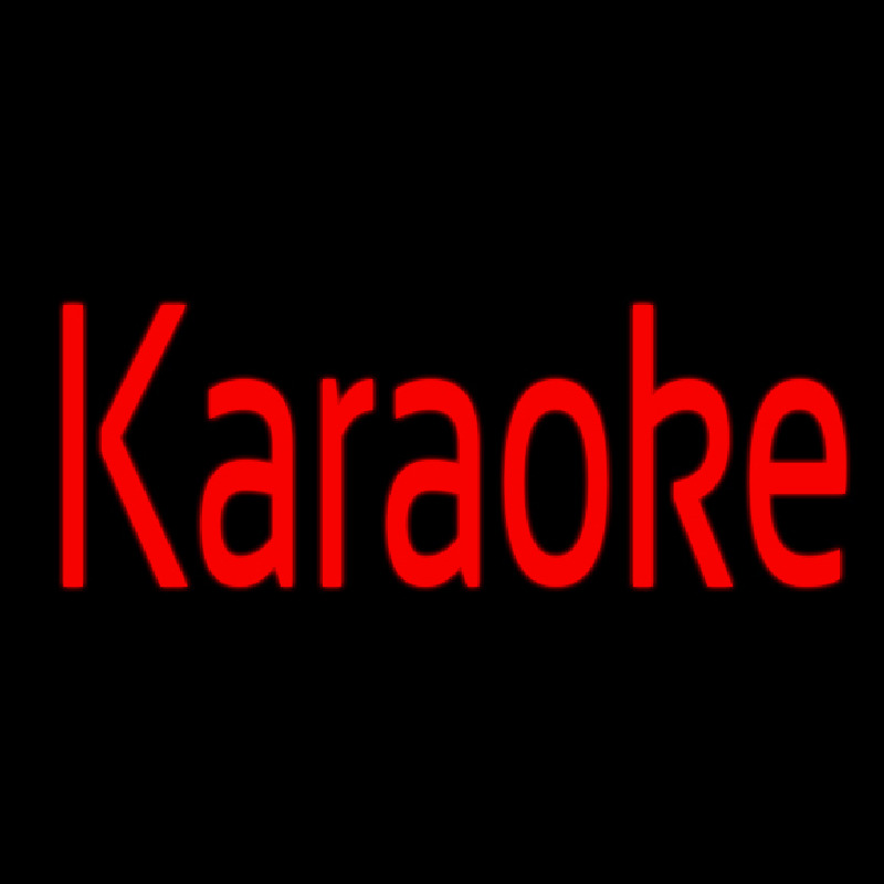 Karaoke Cursive Neonskylt