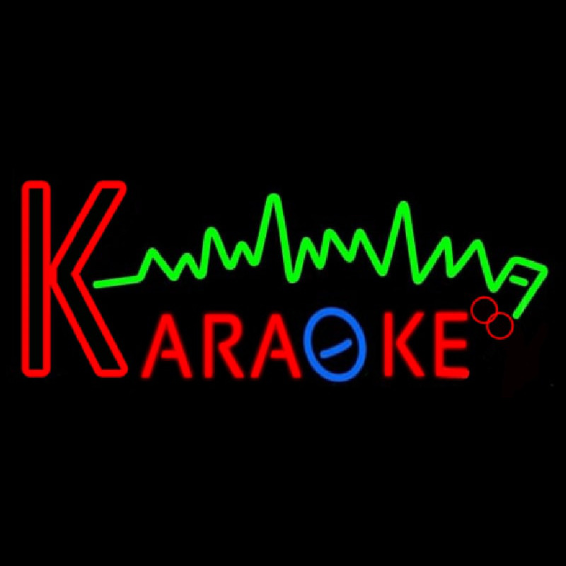 Karaoke Music Note 2 Neonskylt