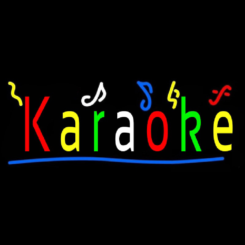 Karaoke Neonskylt