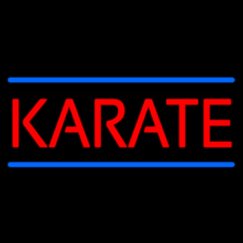 Karate Neonskylt
