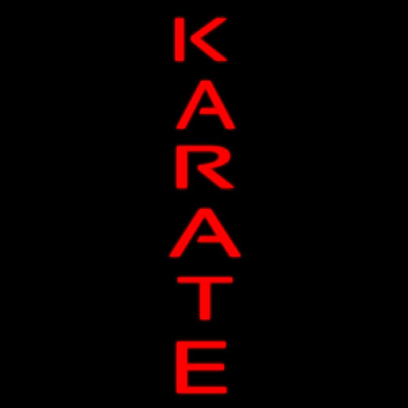 Karate Neonskylt