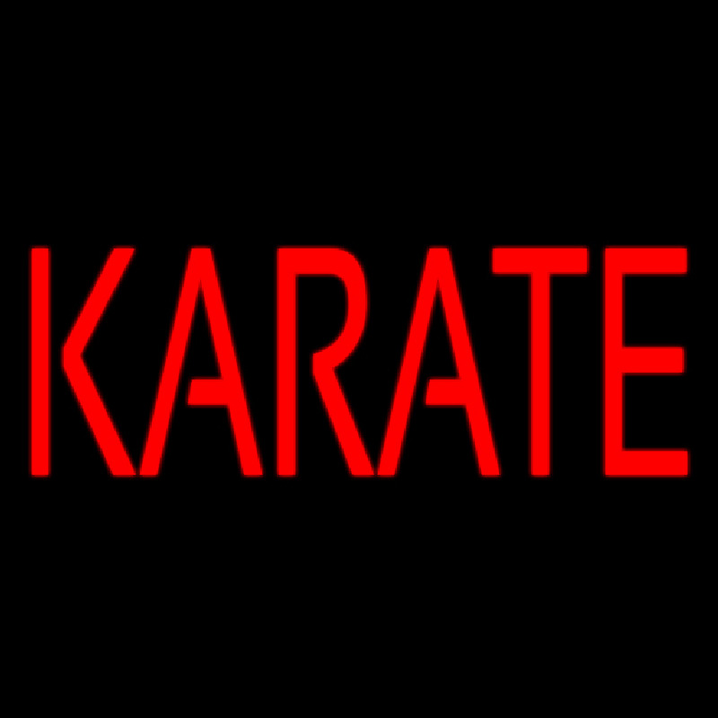 Karate Neonskylt