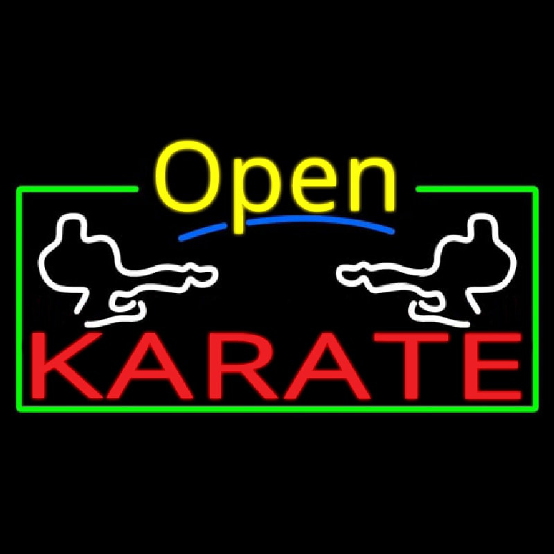 Karate Neonskylt