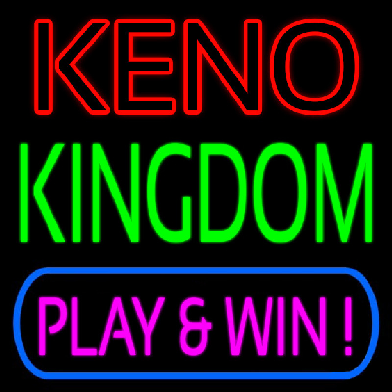 Keno Kingdom 2 Neonskylt