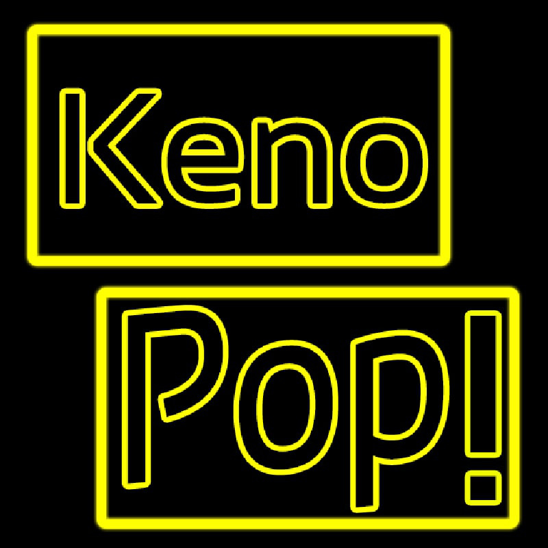 Keno Pop Neonskylt